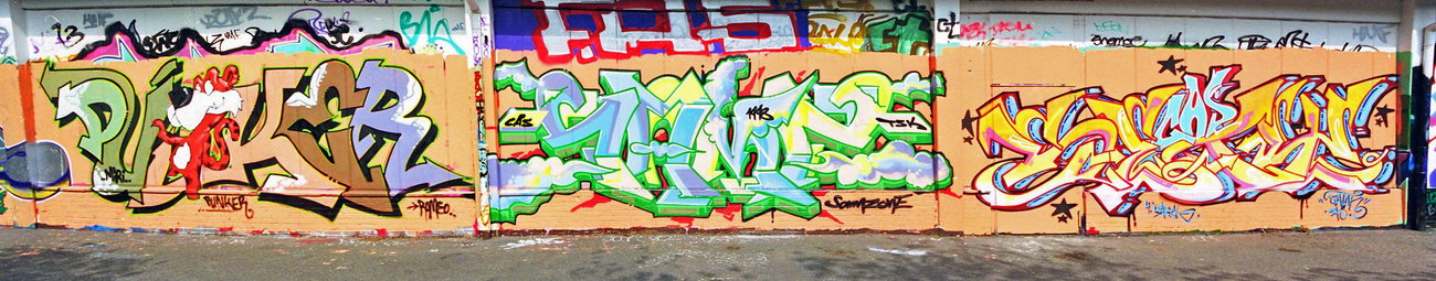 Graffiti Wall - Photo by Tedster