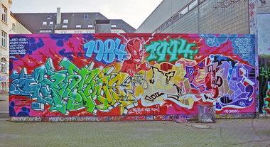 Graffiti Wall - Photo by Tedster (1994)