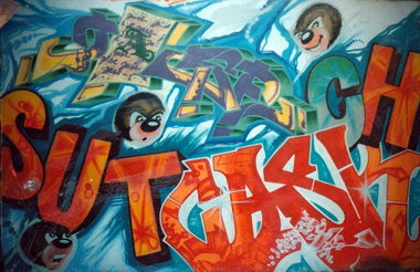 Graffiti Wall - Photo by Tedster