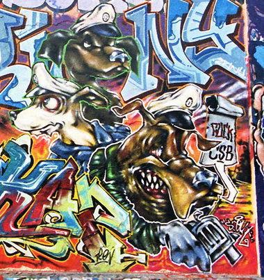 Graffiti Wall - Photo by Tedster