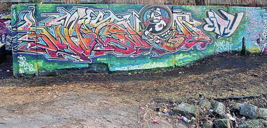 Graffiti Wall - Photo by Tedster