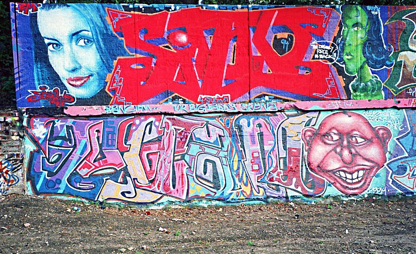 Graffiti Wall - Photo by Tedster