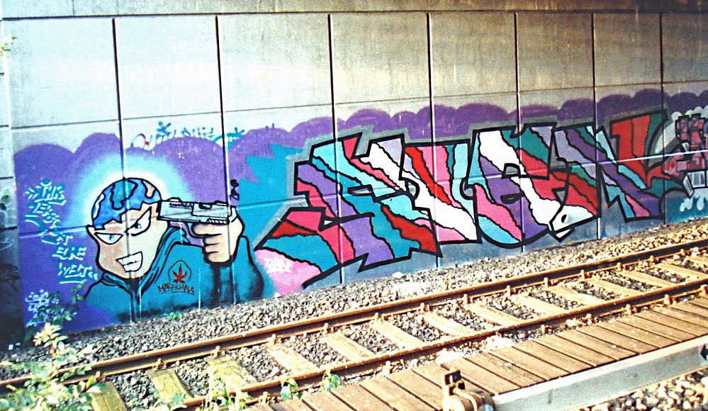 Graffiti Bombing - Photo by Tedster