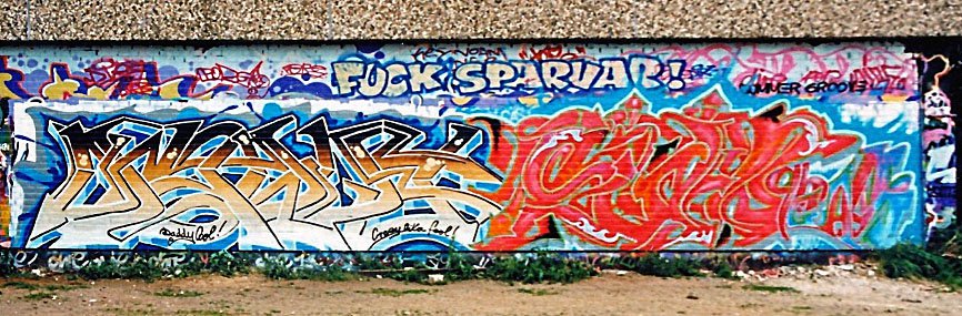 Graffiti Wall - Photo by Tedster