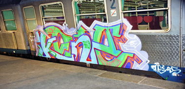 Graffiti Train - Photo by Tedster