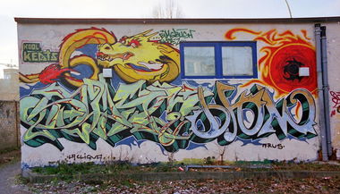 Graffiti Wall - Photo by Tedster