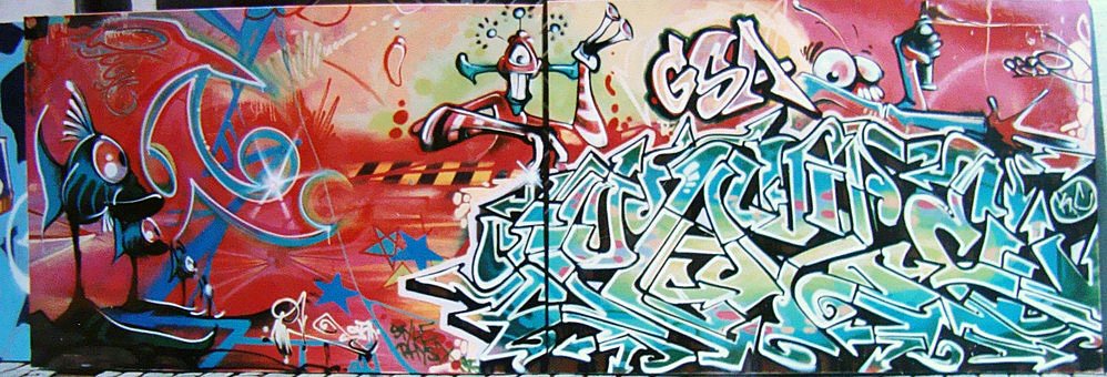 Graffiti Wall - Photo by Tedster