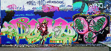 Graffiti Wall - Photo by Tedster