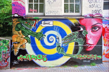 Graffiti Wall - Photo by Tedster