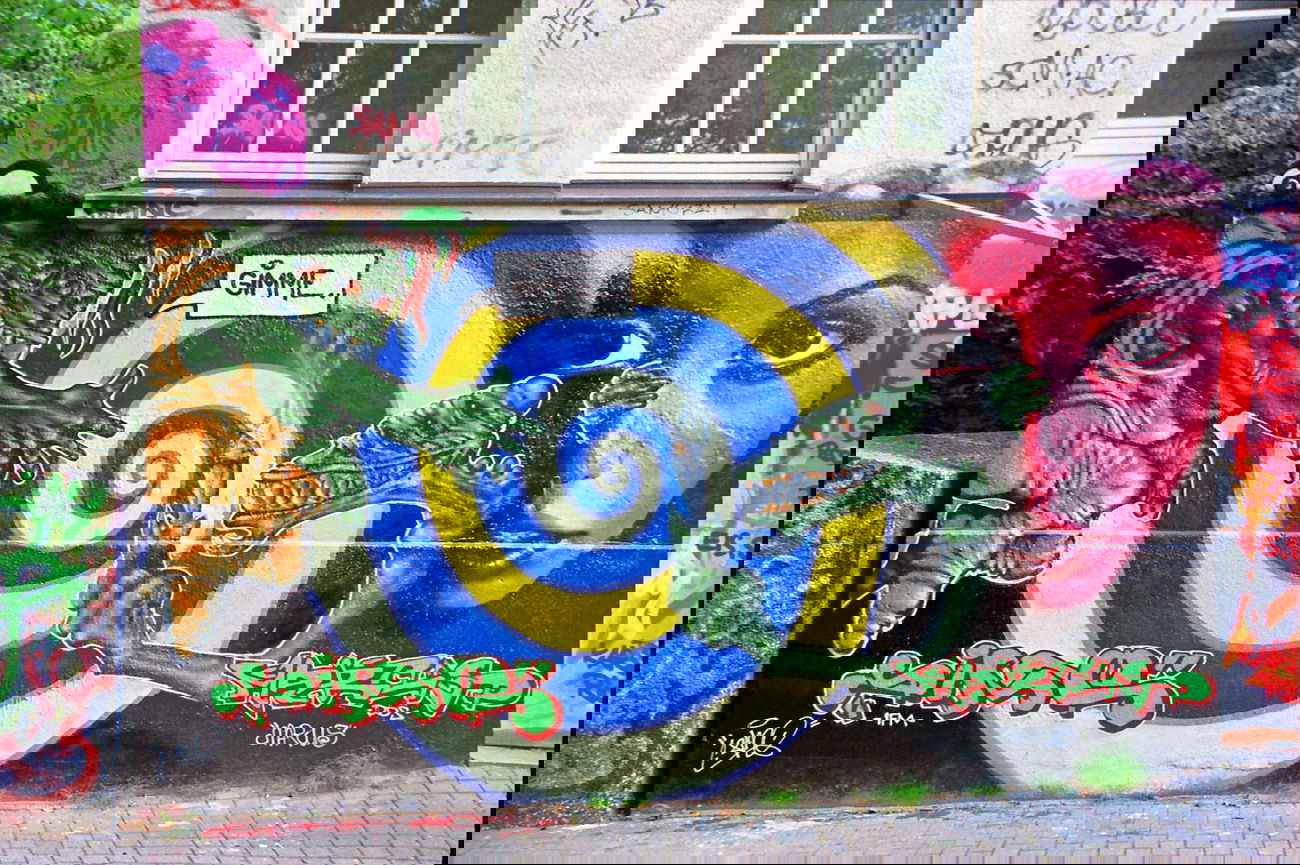 Graffiti Wall - Photo by Tedster