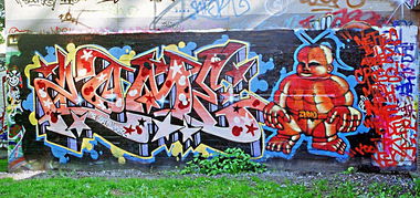 Graffiti Wall - Photo by Tedster