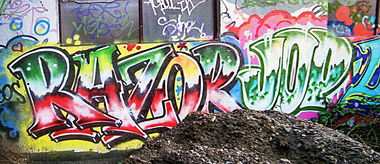 Graffiti Wall - Photo by Tedster