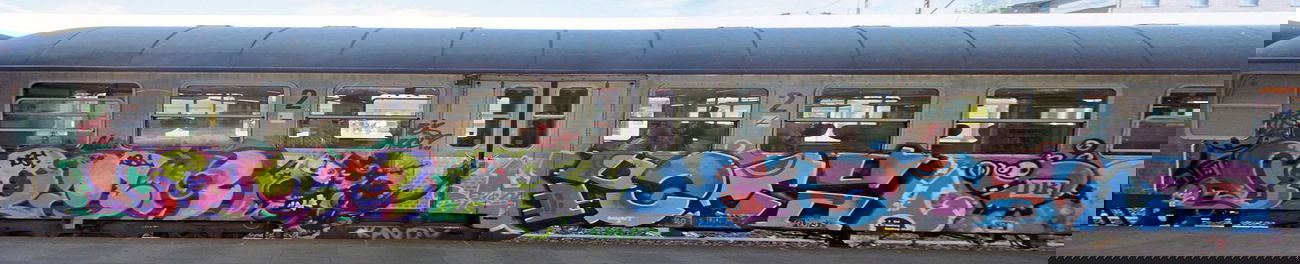 Graffiti Train - Photo by Tedster