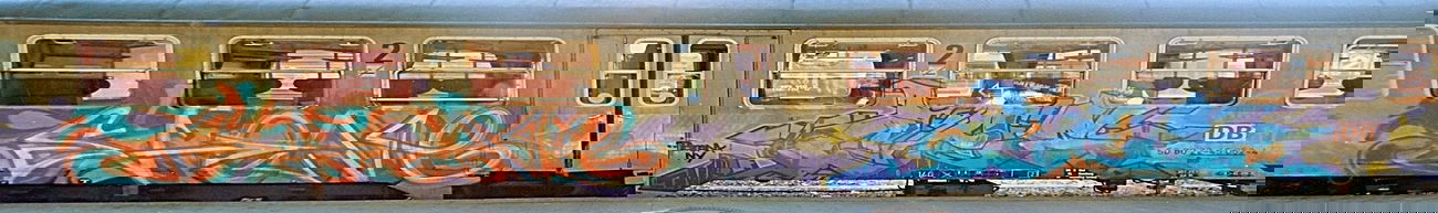 Graffiti Train - Photo by Tedster