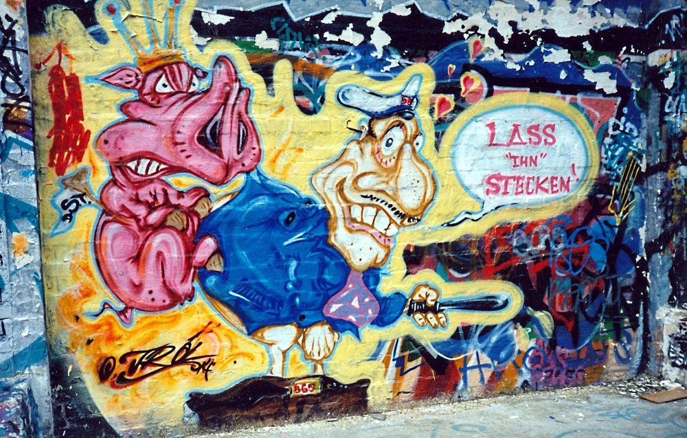 Graffiti Wall - Photo by Tedster