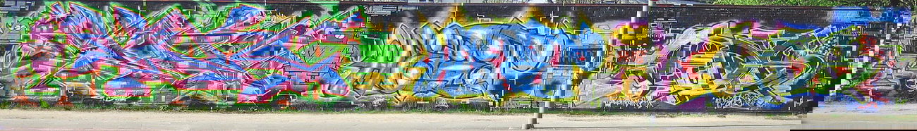 Graffiti Wall - Photo by Tedster - Dre, Heat, Aids