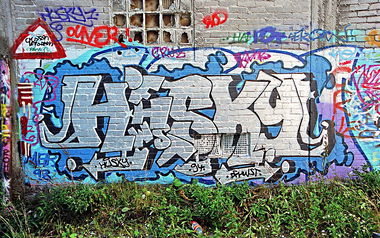 Graffiti Wall - Photo by Tedster - Husky