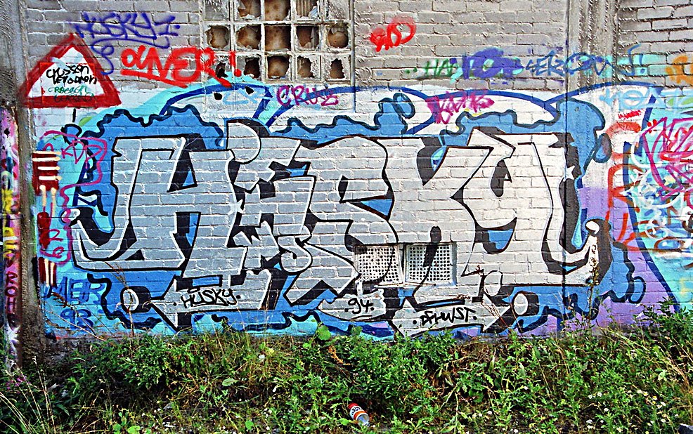 Graffiti Wall - Photo by Tedster - Husky