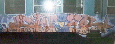 Graffiti Train - Photo by Tedster - Zinker