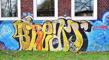 Graffiti Wall - Photo by Tedster