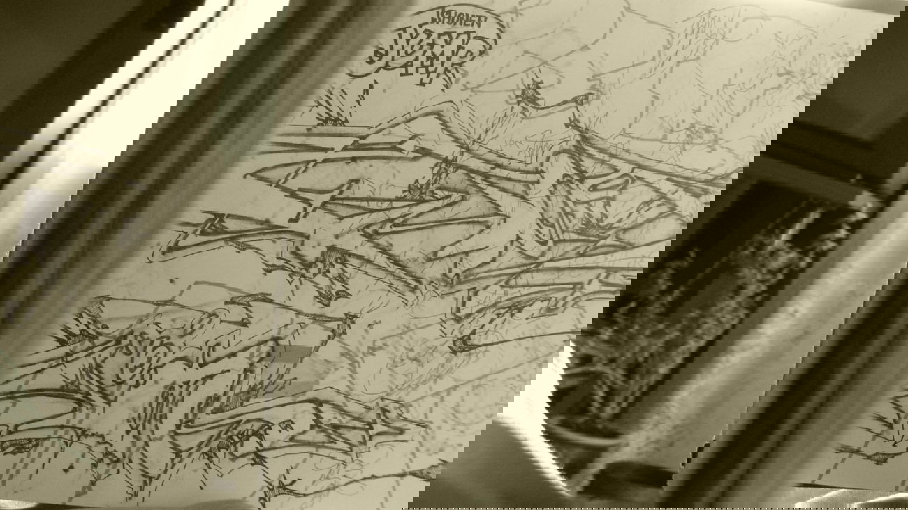 Graffiti Sketch - Photo by Teenager - Was, für, Tags? (2013)