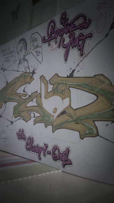 Graffiti Sketch - Photo by Teenager - kitos, Zadok, Enoyoner