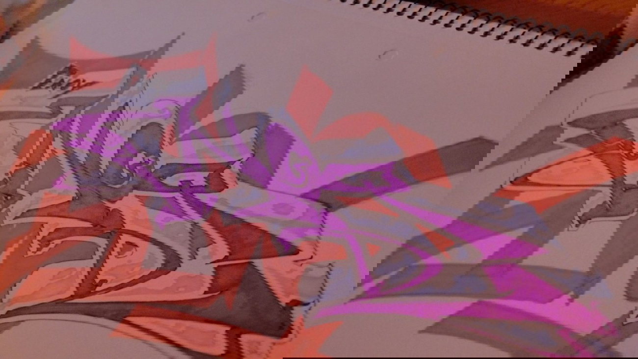 Graffiti Sketch - Photo by Teenager - enoy, one, nag (2014)