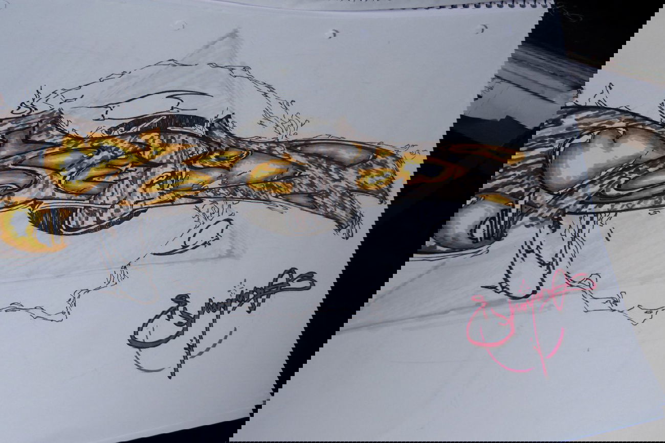 Graffiti Sketch - Photo by Teenager - Enoy, Nag, tco (2014)