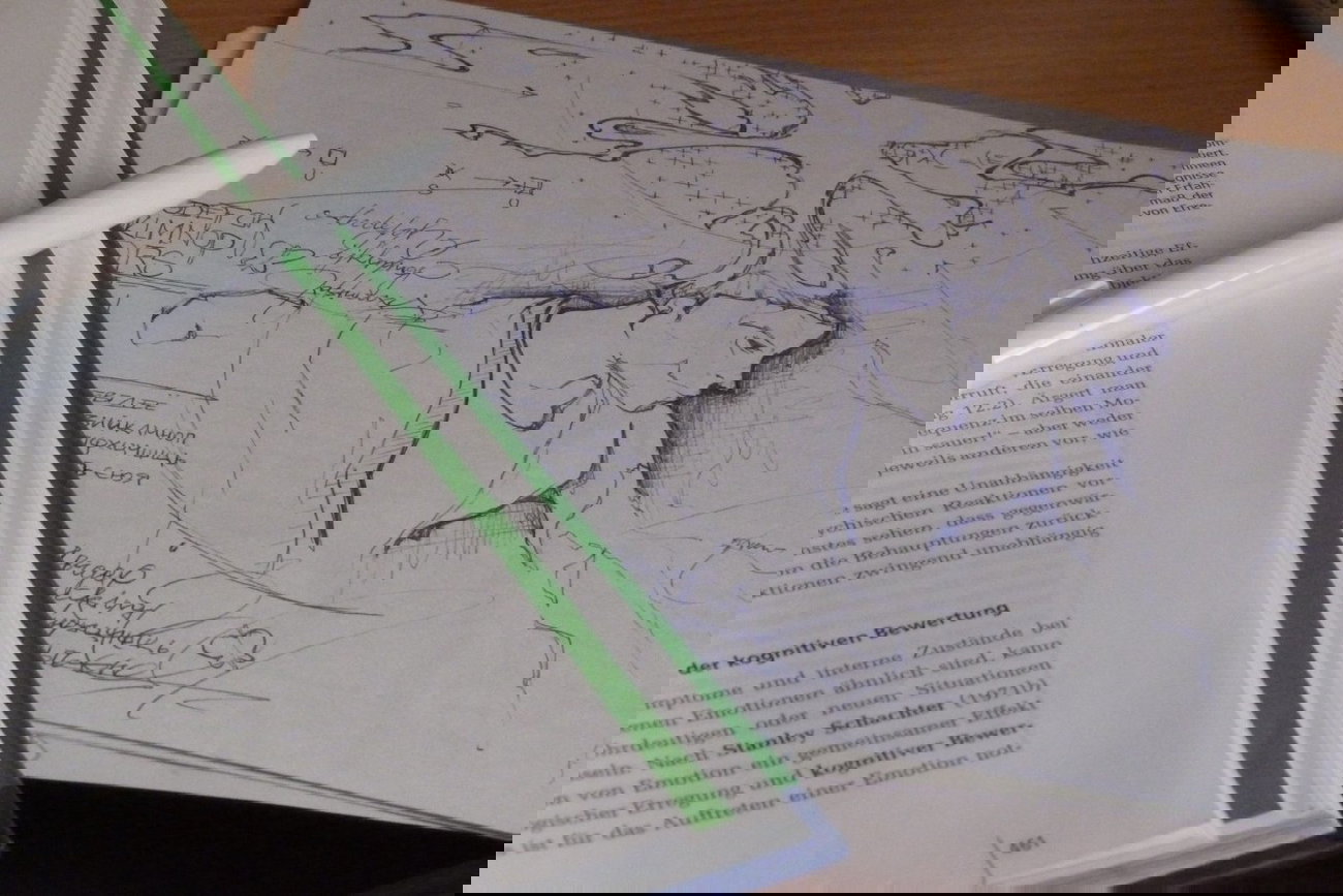 Graffiti Sketch - Photo by Teenager - school, boring, character (2014)