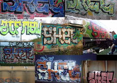 Graffiti Artwork in Budapest - Photo by Tehsone - tehs, shet (2014)