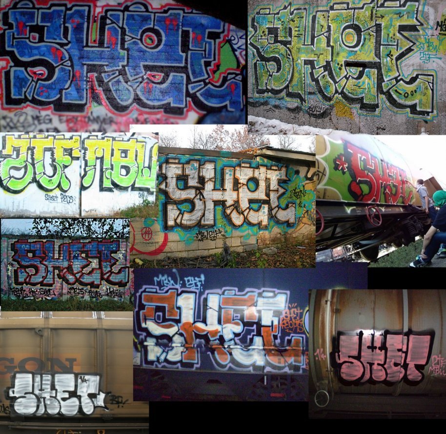 Graffiti Artwork in Budapest - Photo by Tehsone - tehs, shet (2014)