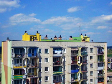 Graffiti Bombing in Poland - Photo by Tekstyl - BF, crew, teks (2008)