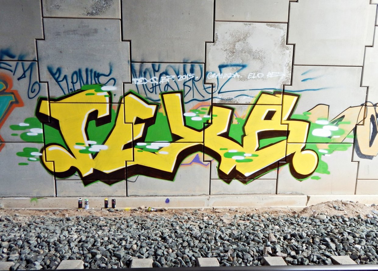 Graffiti Bombing in Grenada - Photo by Tekstyl - texs, teks, bf (2015)