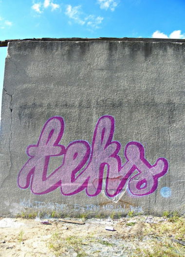 Graffiti Wall in Poland - Photo by Tekstyl - teks, texs, bf (2014)