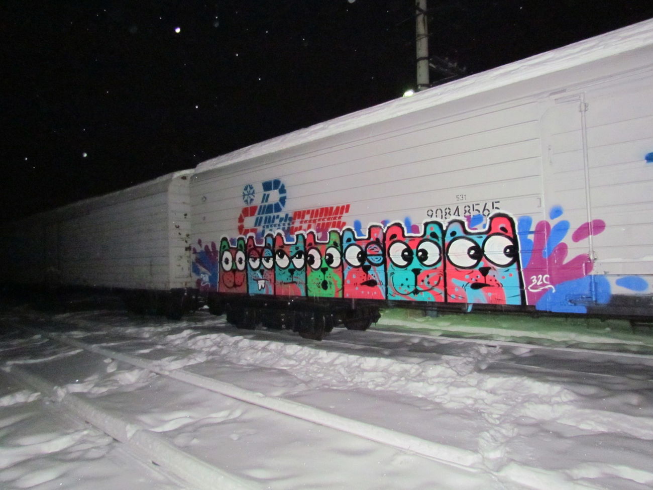 Graffiti Train - Photo by Teli (2012)