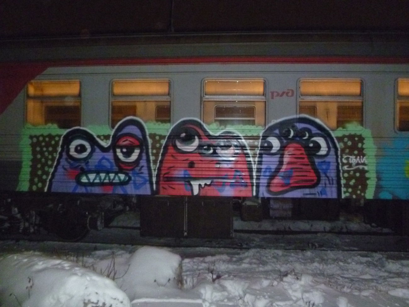 Graffiti Train - Photo by Teli (2013)