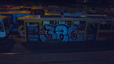 Graffiti Train - Photo by Teli