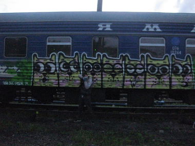 Graffiti Train - Photo by Teli (2015)