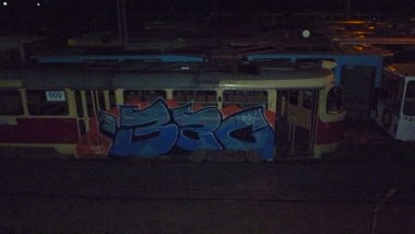 Graffiti Train - Photo by Teli