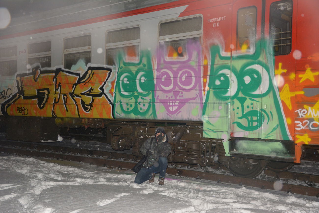 Graffiti Train - Photo by Teli (2015)