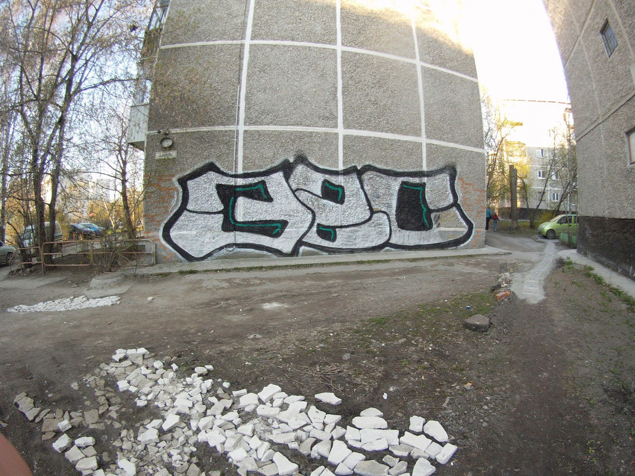 Graffiti Bombing - Photo by Teli