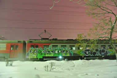 Graffiti Train - Photo by Teli (2013)