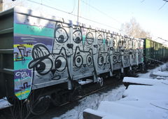 Graffiti Train - Photo by Teli (2013)