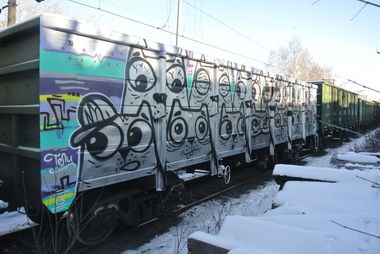 Graffiti Train - Photo by Teli (2013)