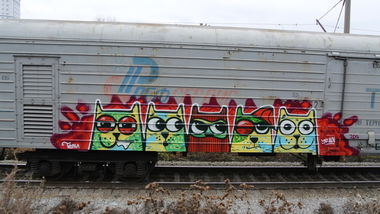 Graffiti Train - Photo by Teli (2014)