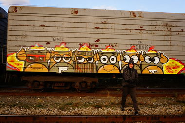 Graffiti Train - Photo by Teli (2013)