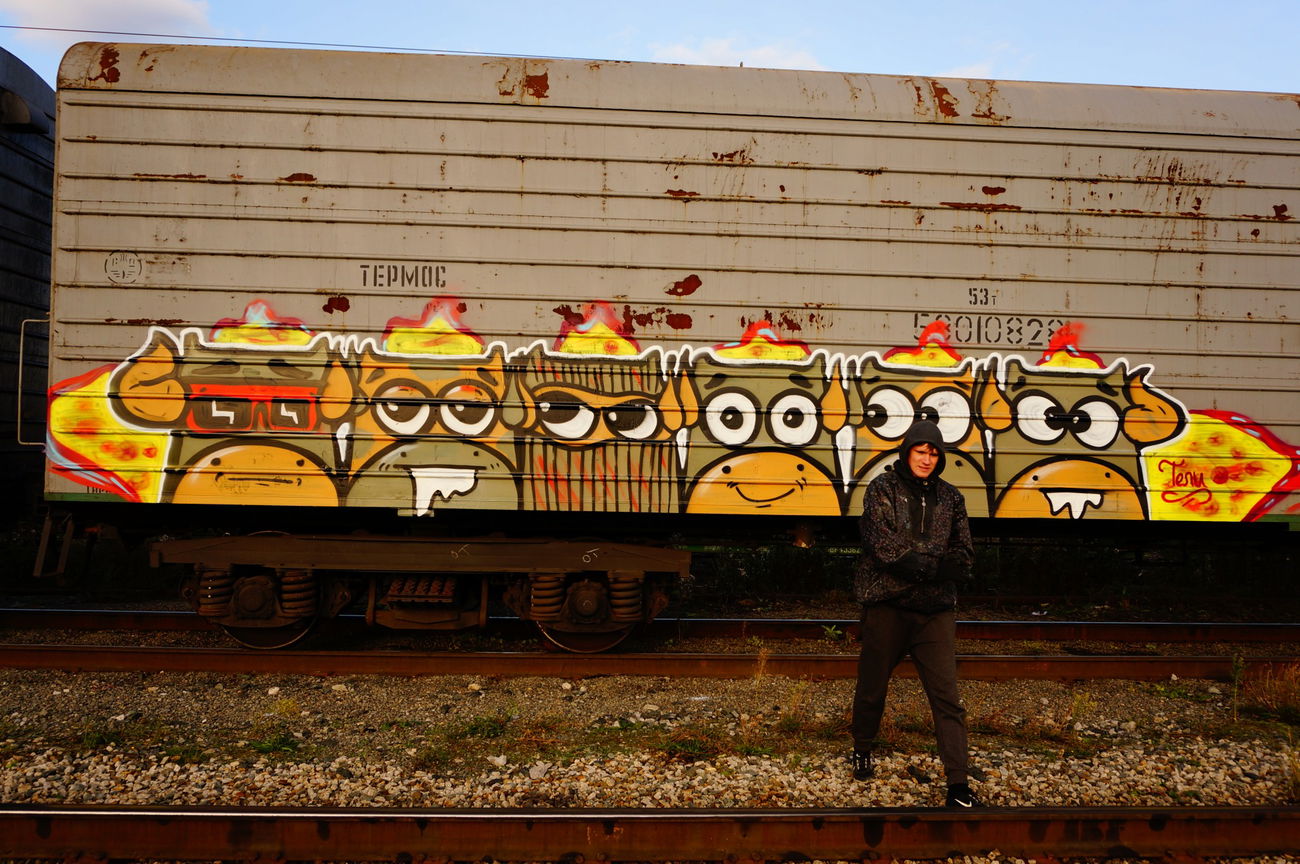 Graffiti Train - Photo by Teli (2013)