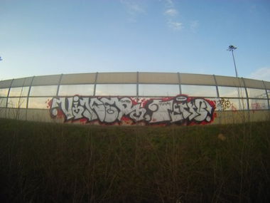 Graffiti Bombing - Photo by TerpOlbs