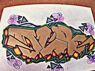 Graffiti Sketch - Photo by TerpOlbs