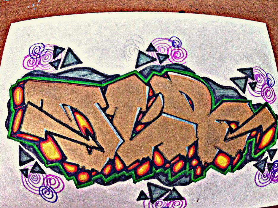 Graffiti Sketch - Photo by TerpOlbs